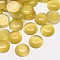 Cat Eye Cabochons, Half Round, Light Khaki, 6x2mm