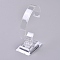 Transparent Plastic Wrist Watch Display Holder, C Type Single Watch/Bracelet Display Stand, Clear, 36.5x55.5x90.5mm