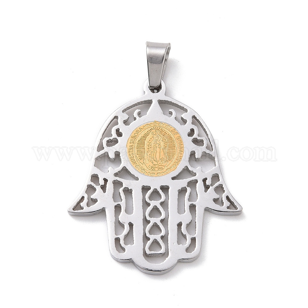 Pendentif Breloque Main De Fatma Hamsa – Argent 925 – Silverly – Filigrane