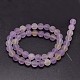 Frosted Natural Ametrine Round Bead Strands G-F266-14-8mm-2