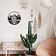 Décorations murales en fer&nbsp;HJEW-WH0067-083-7