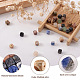 Fashewelry 100 piezas 10 cuentas de piedras preciosas naturales de estilo G-FW0001-20-5