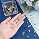 Unicraftale 120Pcs 4 Size 304 Stainless Steel Bead Tips FIND-UN0001-60-3