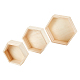 Set di vassoi per gioielli in legno di pino DJEW-WH0010-43-1