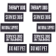 Gorgecraft 10 juegos 5 cintas de gancho y bucle de poliéster de estilo DIY-GF0003-83-1