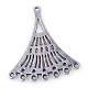 Tibetan Style Alloy Chandelier Components TIBE-Q054-10AS-NR-2