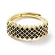 Brass Micro Pave Cubic Zirconia Rings RJEW-E077-04G-2