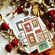 PH PandaHall Retro Frame Background Clear Stamps for Card Making DIY-WH0448-0399-6