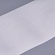 平らな弾性ゴムコード/バンド  ウェビング衣類縫製アクセサリー  ホワイト  10cm  約43.74ヤード（40m）/ロール OCOR-WH0052-21-2