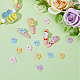 SUPERFINDINGS 80Pcs 4 Colors Glitter Dinosaur Nail Charms Translucent Resin Cabochons Pink Blue Purple Yellow Nail Art Decoration Accessories 3D Dinosaur Nail Studs Transparent Dinosaurs Nail Patches CRES-FH0001-18-4