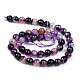 Natural Agate Beads Strands G-H1593-8mm-2-3