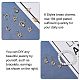 SUPERFINDINGS 12Pcs 6 Styles Brass Cubic Zirconia Sun Moon and Star Charms Rhinestone Starry Dangle Charms Crystal Celestial Charm Pendants for DIY Jewelry Making ZIRC-FH0001-36-4