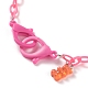 Collares personalizados de cadena de cable de plástico abs NJEW-JN03220-08-2