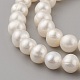 Brins de perles de culture d'eau douce naturelles PEAR-G007-27-01-3