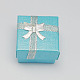 Cajas de cartón con esponja dentro y bowknot CBOX-R025-1-1
