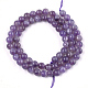 Natural Amethyst Beads Strands X-G-S333-6mm-020-2