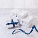 Benecreat 20 confezione di scatole regalo con ciondoli di gioielli in cartone rettangolo effetto marmo bianco con inserto in spugna CBOX-BC0001-22-6