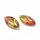 Pointed Back Glass Rhinestone Cabochons RGLA-T051-7x15-006TO-2