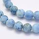 Natural Crazy Agate Beads Strands G-G707-8mm-B06-3