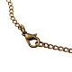 Valentines Gift Alloy Key Pendant Necklace Quartz Pocket Watch WACH-N006-05-3