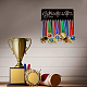 Sport Theme Iron Medal Holder Frame ODIS-WH0045-006-6