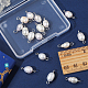 Sunnyclue 30 pz ciondoli per connettore di perle d'acqua dolce coltivate naturali FIND-SC0005-38-3
