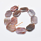 Chapelets de perles d'agate naturelle G-G745-02-2