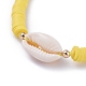 Handgefertigte Heishi-Perlen aus Fimo geflochtene Perlenketten NJEW-JN02724-01-3