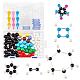 Kit di modelli molecolari in plastica chimica AJEW-WH0180-06-1
