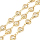 Heart Handmade Brass Glass Link Chains CHC-M024-04G-03-1