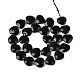 Natürlichen Obsidian Perlen Stränge&nbsp;G-P592-B06-01-3