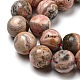 Chapelets de perles en rhodonite naturelle G-R494-A12-04-3
