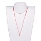 Verstellbare koreanische Halskette aus gewachstem Polyester AJEW-JB00493-04-4