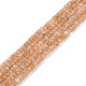 Natural Sunstone Beads Strands G-K315-A06-1