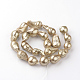 Natural Baroque Pearl Keshi Pearl Beads Strands PEAR-R064-45-2