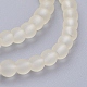 Chapelets de perles en verre transparent GLAA-S031-4mm-23-3