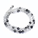 Chapelets de perles en quartz rutile noir naturel G-K310-A06-6mm-2