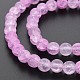 Chapelets de perles en verre craquelé GLAA-S192-D-007-4