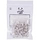 NBEADS 200 Pcs 5mm Grade A Silver Plated Clear Crystal Rhinestone Round Rondelle Spacer Beads for Jewelry Making RB-NB0001-10-6