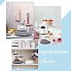 PH PandaHall Acrylic Display Risers 3-Tier Display Stand Shelves Tiered Perfume Organizer Conutertop Desktop Holder Clear Cupcake Stand for Figures Dessert Cosmetics Products Collection ODIS-WH0034-06A-6