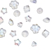 Perles en verre electroplate EGLA-CJ0001-04-6