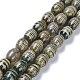 Stile tibetano perline dzi fili TDZI-E005-01O-1