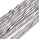 Unisex 304 Stainless Steel Box Chain Necklaces STAS-D0002-35P-2