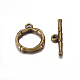 Alloy Toggle Clasps PALLOY-EA9143Y-AB-RS-1