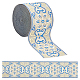 Gorgecraft Stickerei Polyester Bänder OCOR-GF0001-28-1