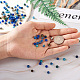 Craftdady 240 pièces 8 couleurs teintes naturelles sésame jaspe/kiwi jaspe rondelle perles G-CD0001-11-9
