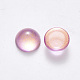 Transparent Spray Painted Glass Cabochons GLAA-S190-013C-B05-2
