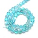 Synthetic Moonstone Beads Strands X-G-F142-8mm-03-2