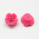 Ручной полимерные глины цветок бусины CLAY-Q221-03-2