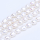 Fili di perle di perle d'acqua dolce coltivate naturali di grado aaa X-PEAR-R063-35A-1